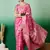Pink Staple Art Silk Partywear Ethnic Woven Meenakari Saree