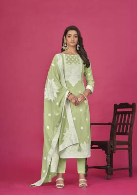 Pista colour organza suit for trendy girlish party looks with resham work 1