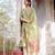 Pista colour ethnic style woven designer chanderi silk salwar suit