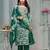 Beautiful green colour rayon cotton readymade suit with graceful embroidery work for ethnic party looks