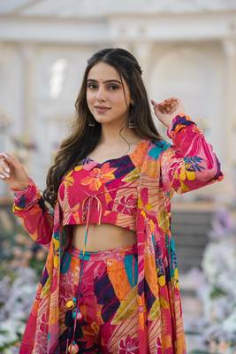 Multi smart girlish partywear dress for graceful glamorous looks 3