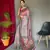 Pink Cotton Blend Printed Work Rich Pallu Saree With Blouse