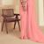 peach colour soft cotton silk saree with designer blouse