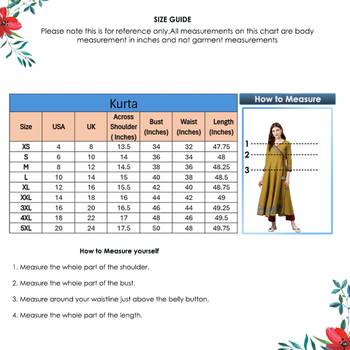 Women'S Cotton Slub Patch Work Angrakha Kurta (Mustard) 7