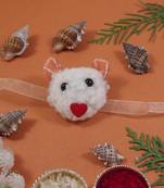 Soft fancy cartoon character kids led light rakhi with roli chawal & rakshabandhan card