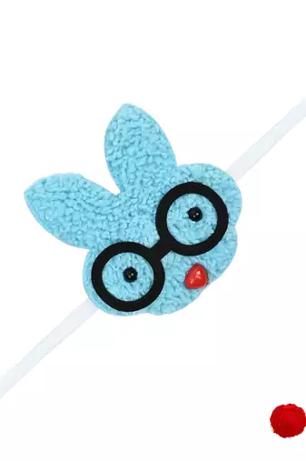 Soft fancy cartoon character kids led light rakhi with roli chawal & rakshabandhan card