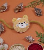 Soft fancy cartoon character kids led light rakhi with roli chawal & rakshabandhan card