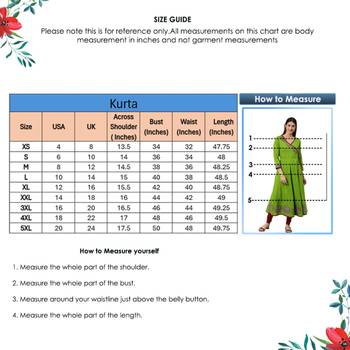 Women'S Cotton Slub Patch Work Angrakha Kurta (Green) 6
