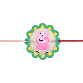 Fancy cartoon kids rakhi with roli chawal & rakshabandhan card for baby boys/bro/brother/bhai  2