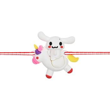 Fancy cartoon kids rakhi with roli chawal & rakshabandhan card for new born baby boys/bro/brother/bhai  2