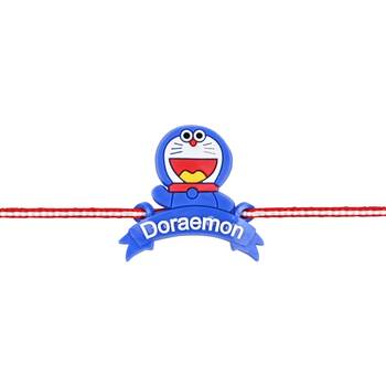 Fancy cartoon kids rakhi with roli chawal & rakshabandhan card for baby boys/bro/brother/bhai  3