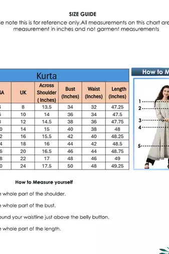 Women'S Cotton Slub Checks Print Anarkali Kurta (White)