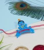 Fancy cartoon kids rakhi with roli chawal & rakshabandhan card for baby boys/bro/brother/bhai 