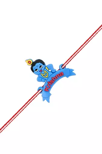 Fancy cartoon kids rakhi with roli chawal & rakshabandhan card for baby boys/bro/brother/bhai 