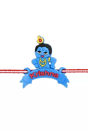 Fancy cartoon kids rakhi with roli chawal & rakshabandhan card for baby boys/bro/brother/bhai 