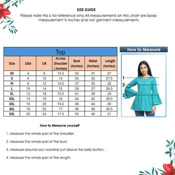 Women'S Turquoise Women'S/Girls Cotton Slub Solid Top 6