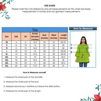 Women'S Green Cotton Slub Embroidered Top 6