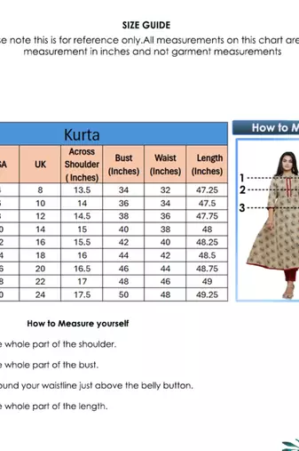Women'S Cotton Blend Floral Print Anarkali Kurta (Beige)