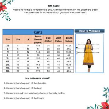 Cotton Geometric Print Anarkali Kurta (Mustard) 5
