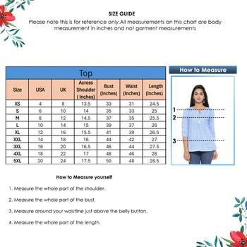 Women'S Blue Cotton Embroidered Top 6