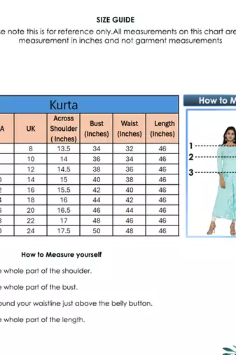 Women'S Rayon Tie & Dye Print Applique Work A-Line Kurta (Sky Blue)