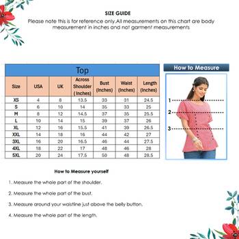 Women'S Red Rayon Geometric Printed Regular Top 6