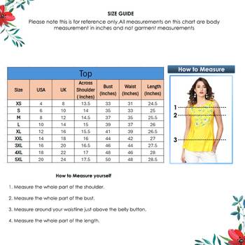 Women'S Yellow Rayon Slub Embroidered Regular Top 6
