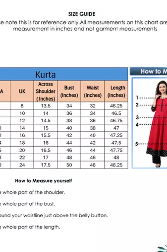 Women'S Cotton Slub Plain Dye Anarkali Kurta (Pink)