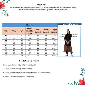 Women'S Rayon & Cotton Cambric Zig-Zag Printed A-Line Kurta (Black) 5