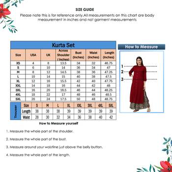 Cotton Slub Solid Straight Kurta With Ajarak Printed Palazzo Set Maroon 6