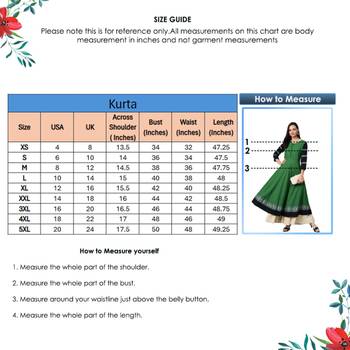 Women'S Cotton Slub Anarkali Kurta 5