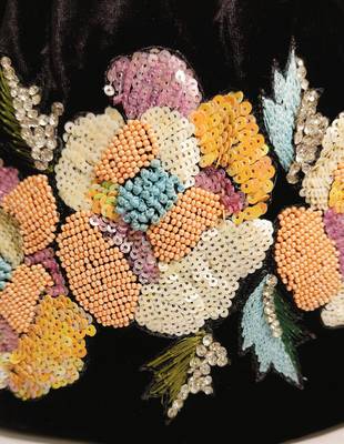 Women's embellished potli hand bag with multi color sequins beaded work 5