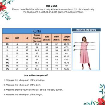 Women'S Cotton Floral Print Anarkali Kurta 5
