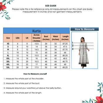 Women'S Cotton Slub Geomatrical Printed Anarkali Kurta 5