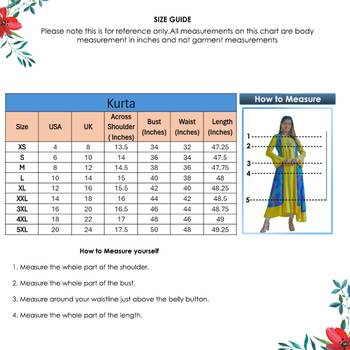 Women'S Rayon Geometric Print Embroidered Anarkali Kurta 6