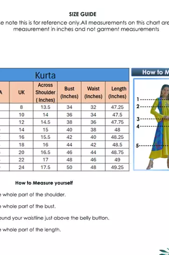Women'S Rayon Geometric Print Embroidered Anarkali Kurta