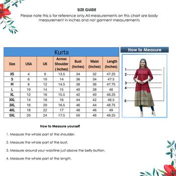 Women'S Plus Size Rayon & Cotton Cambric Zig-Zag Printed A-Line Kurta 6