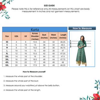 Women'S Rayon Floral Printed Anarkali Kurta 6