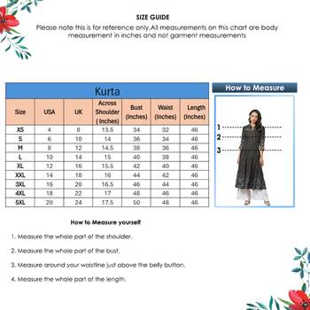 Women'S Rayon Floral Printed Anarkali Kurta 6