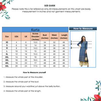 Women'S Rayon Floral Print Anarkali Kurta 6