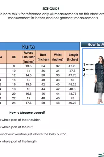 Women'S Cotton Ikat Printed A-Line Kurta (Blue)