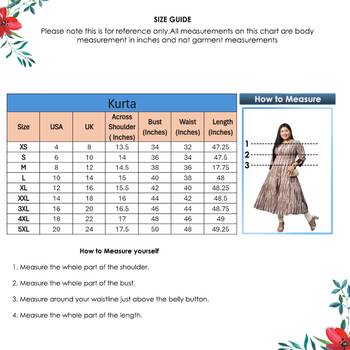 Women'S Plus Size Cotton Tie & Dye Printed Anarkali Kurta 6