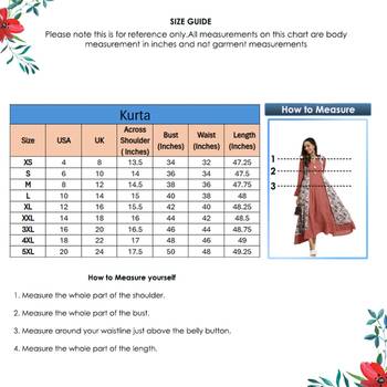 Women'S Rayon Floral Print Anarkali Kurta (Multi) 6