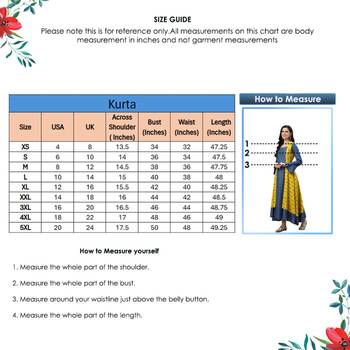 Women'S Rayon Geometric Print Anarkali Kurti (Multi) 6