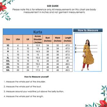 Women'S Cotton Floral Printed Anarkali Kurta (Mustard) 6