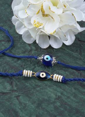 Handmade combo blue evil eye set for brother bhaiya 2