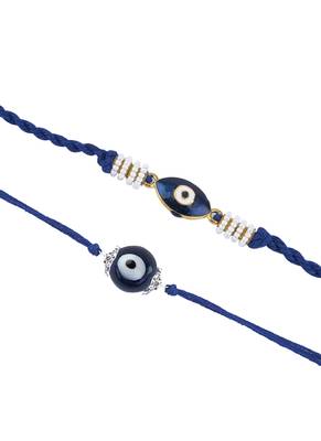Handmade combo blue evil eye set for brother bhaiya 4
