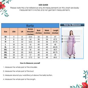 Women'S Rayon Angrakha Style Floral Printed Anarkali Kurti (White) 6