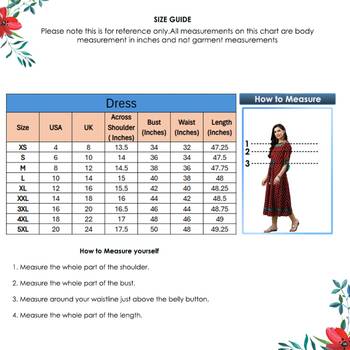 Women'S Cotton Embroidered Ikat Printed Anarkali Kurta Dress (Maroon) 6