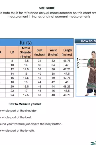 Women'S Plus Size Cotton Floral Printed Anarkali Kurti (Multi)
